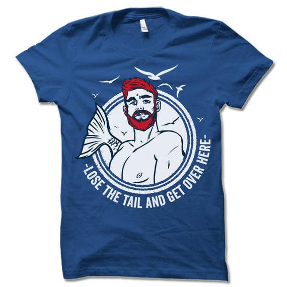 Merman Mermaid T-Shirt Merman Mermaid T-Shirt
