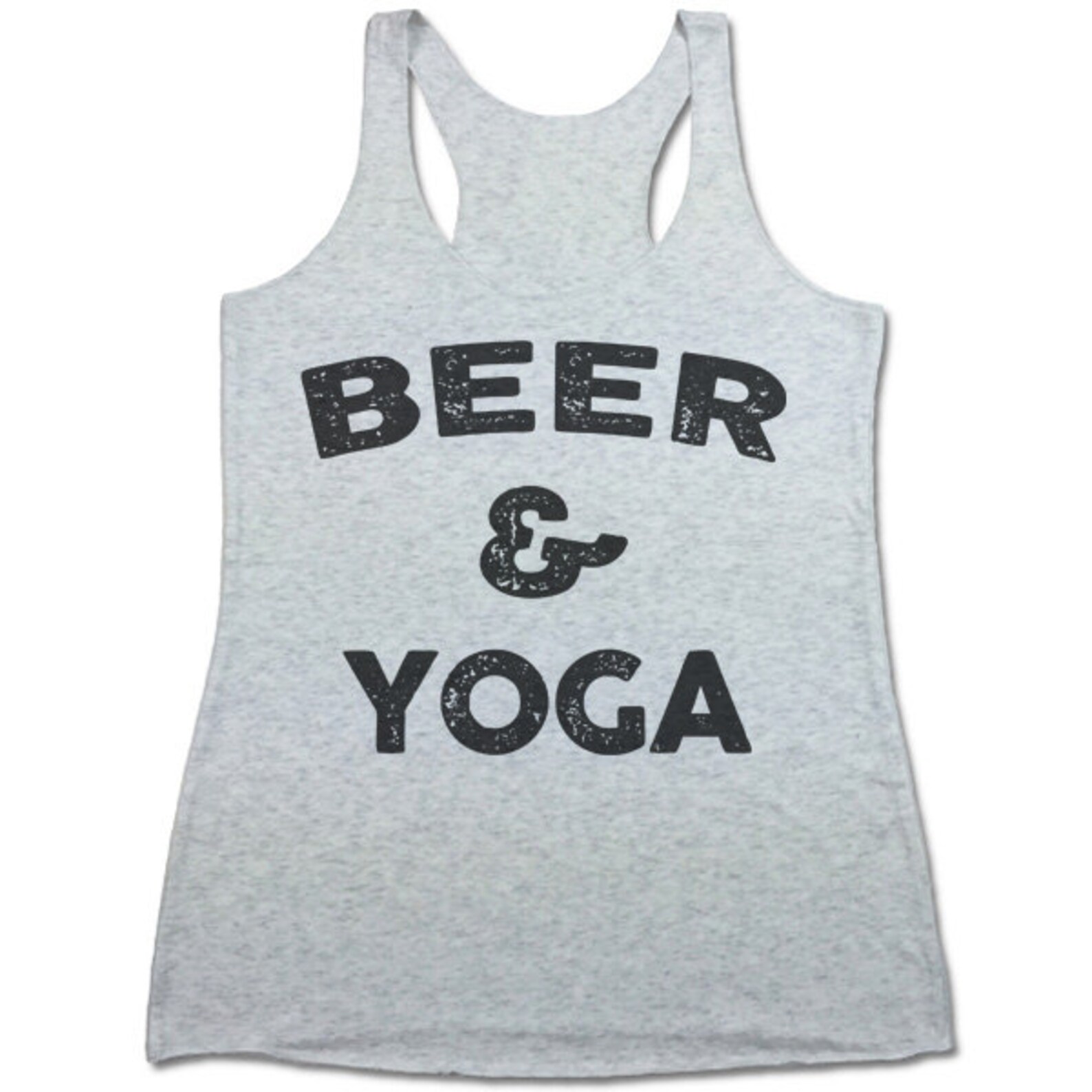 Beer & Yoga Tank Top. Fun Yoga Tops. Racerback Tanks for Etsy
