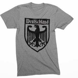 Deutschland Coat of Arms T Shirt, Germany T Shirt Gift, German Eagle Crest Shirt, Vintage Bundesadler Shirt, German Heritage Gift image 9