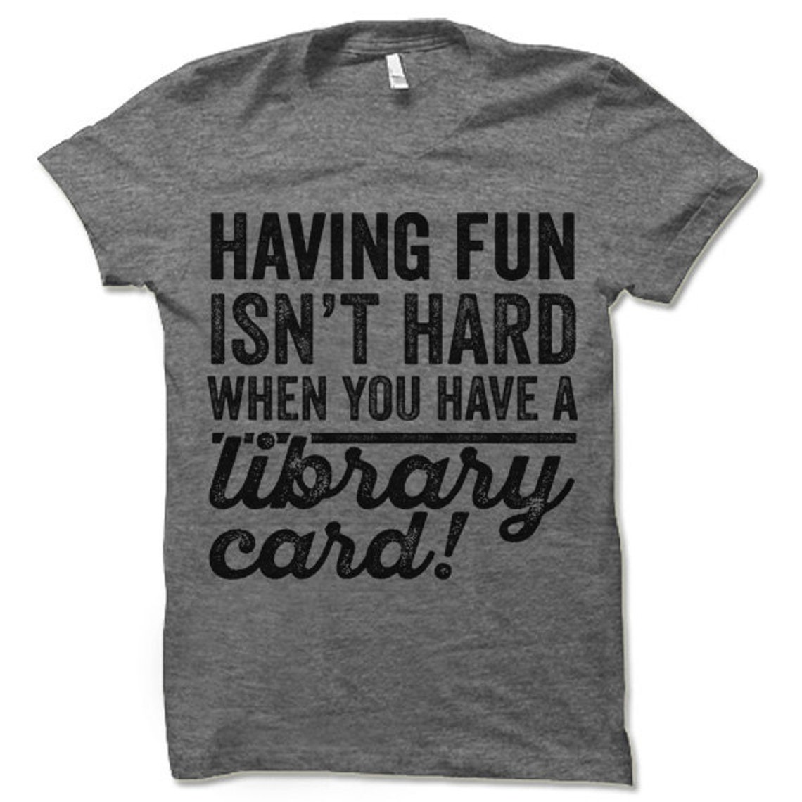 Having Fun Isn't Hard Library Card Lyrics Having Fun Isn't Hard When You Have A Library Card - Etsy