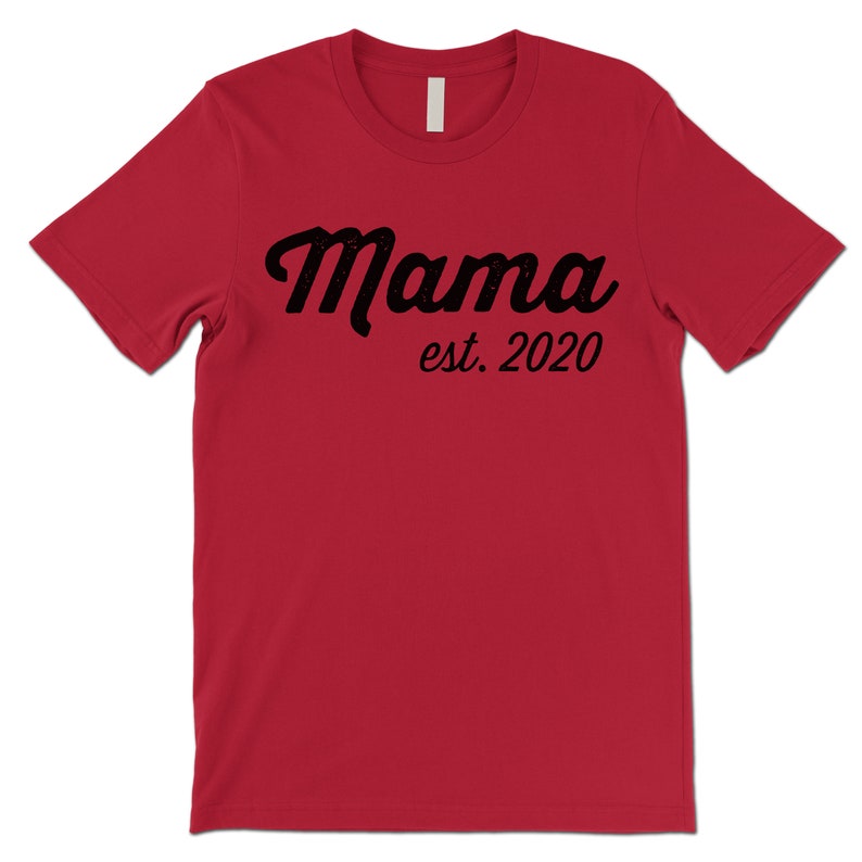 New Mama Est 2020 Shirt. Mama Gift Idea. | Etsy