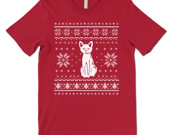 Amazon White Cat Christmas Sweater Sphynx Cat Christmas Sphynx Cat