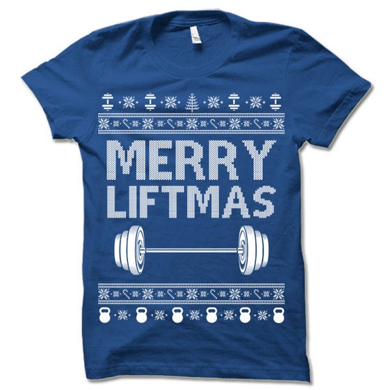 Merry Liftmas Christmas Workout Shirt 