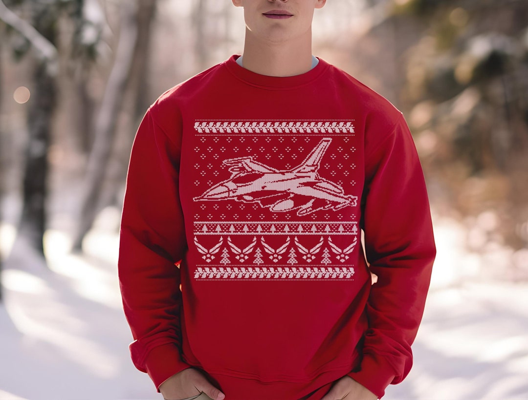 nike ugly christmas sweater air force 1