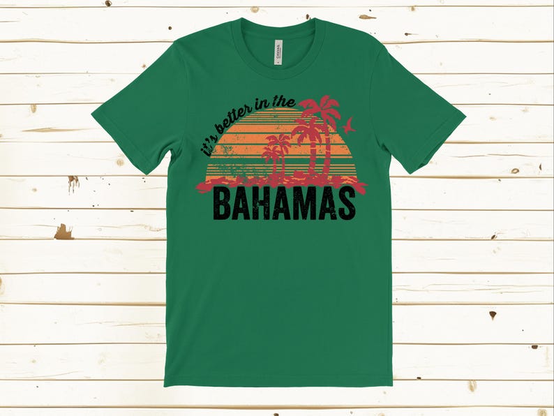 It's Better in the Bahamas T Shirt, Bahamas Vacation Shirt, Tropical Beach Shirt, Island Travel Tee, Palm Tree Shirt, Caribbean Beach Shirt image 6