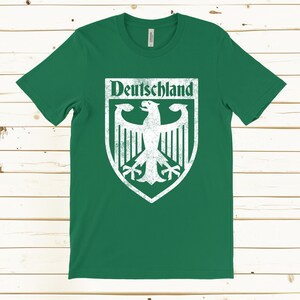 Deutschland Coat of Arms T Shirt, Germany T Shirt Gift, German Eagle Crest Shirt, Vintage Bundesadler Shirt, German Heritage Gift image 5