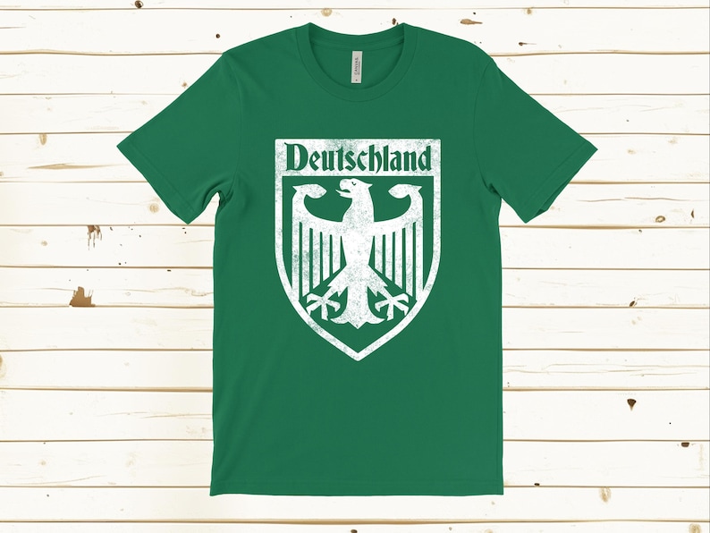 Deutschland Coat of Arms T Shirt, Germany T Shirt Gift, German Eagle Crest Shirt, Vintage Bundesadler Shirt, German Heritage Gift image 5