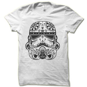 Sugar Skull Stormtrooper Shirt. Geek Calavera Tee. Funny Tee - Etsy