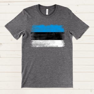 Estonia Flag T-Shirt, Estonian Pride Shirt, Distressed Estonia Graphic Tee for Men and Women