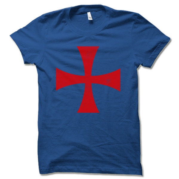Knights Templar Cross T-shirt - Etsy