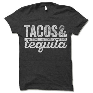 Tacos & Tequila Shirt. Funny Mexican Vacation Tee Shirt. image 3
