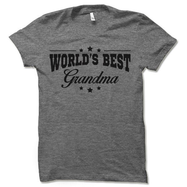Grandma T Shirt. World's Best Grandma Shirt. Funny Gift Etsy
