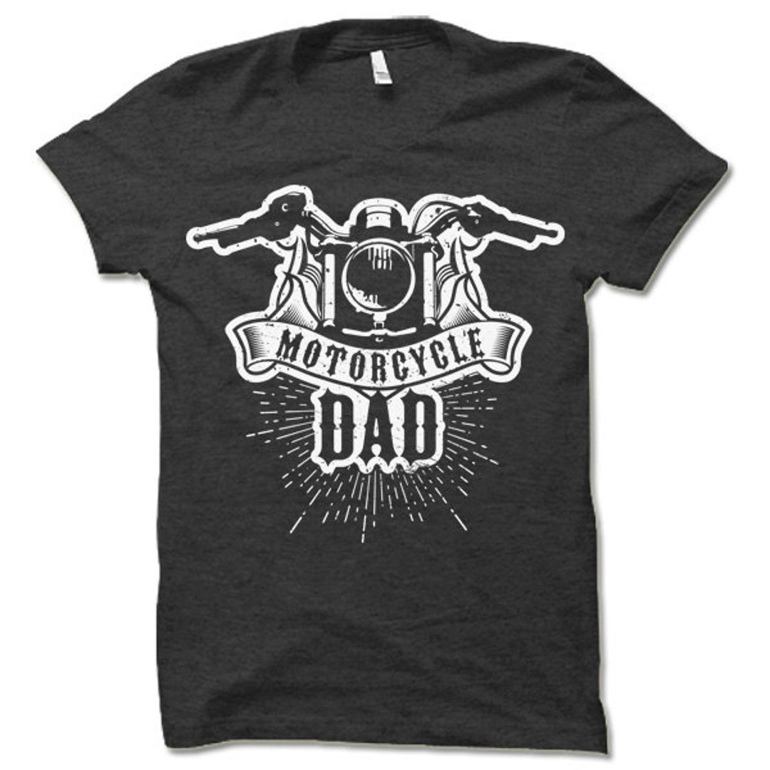 Motorcycle Dad T Shirt. Biker Dad Gift. Father's Day - Etsy