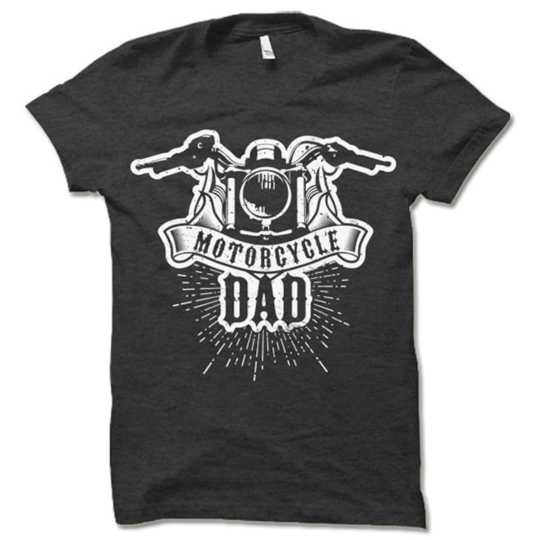T-shirt Motard Papy Homme - Cadeau Moto Vintage, 100% Coton, Col Rond