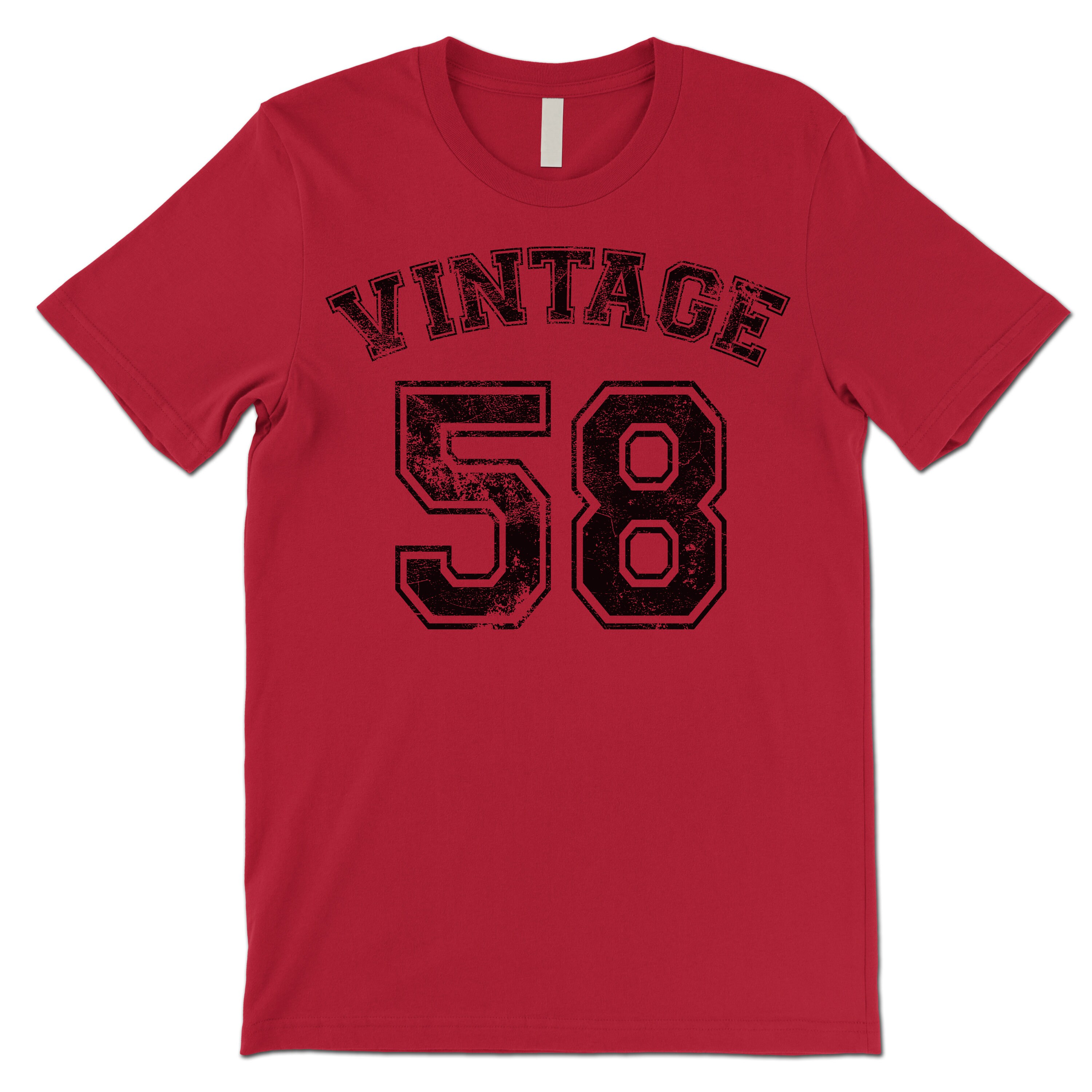 Vintage 1958 Birthday Shirt. Born in the Year 1958 Birthday | Etsy
