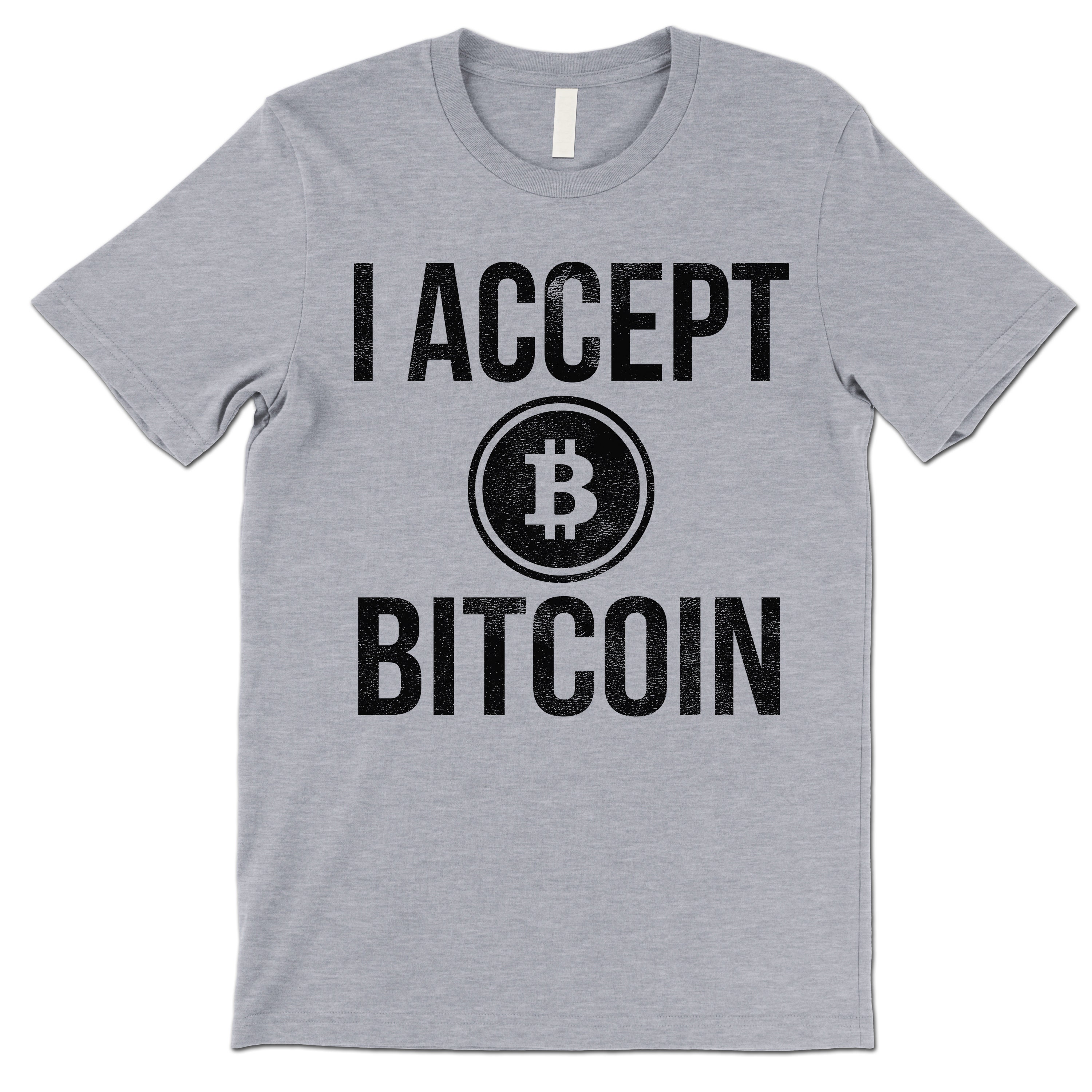 I Accept Bitcoin T Shirt. Funny Cryptocurrency Shirt. - Etsy