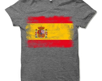 Spain Flag Shirt Spanish Flag T-shirt Gift - Etsy