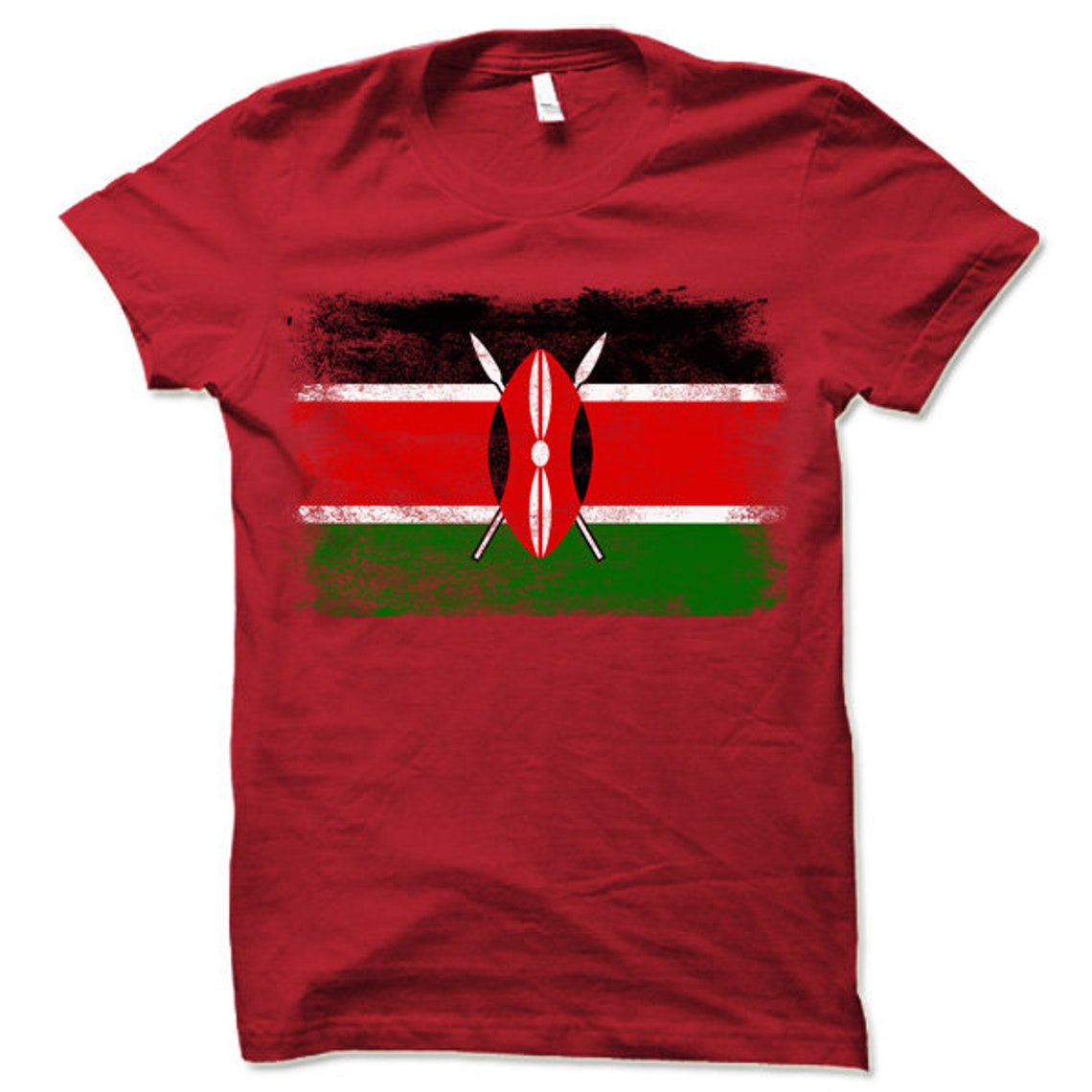 Kenya Flag Shirt Kenyan Flag TShirt Gift Etsy