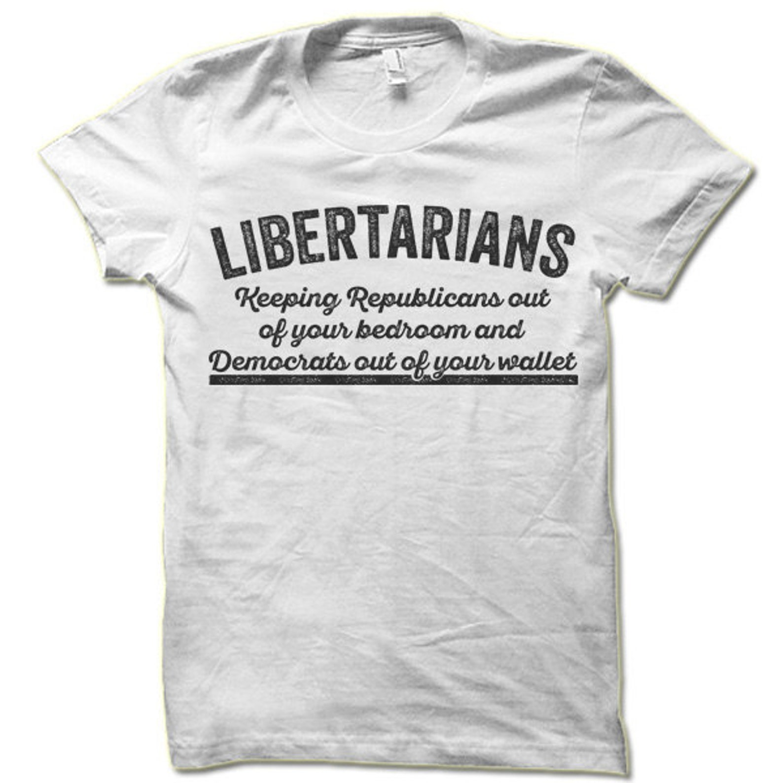Camiseta Libertaria. Camisetas políticas divertidas. Eslogan Etsy