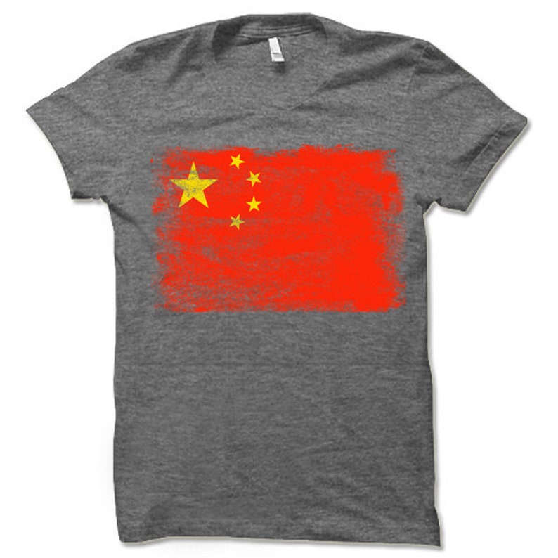 China Retro Flag Shirt Chinese Flag Tshirt Gift Etsy