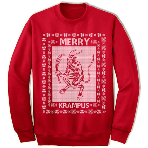 Krampus christmas jumper sale