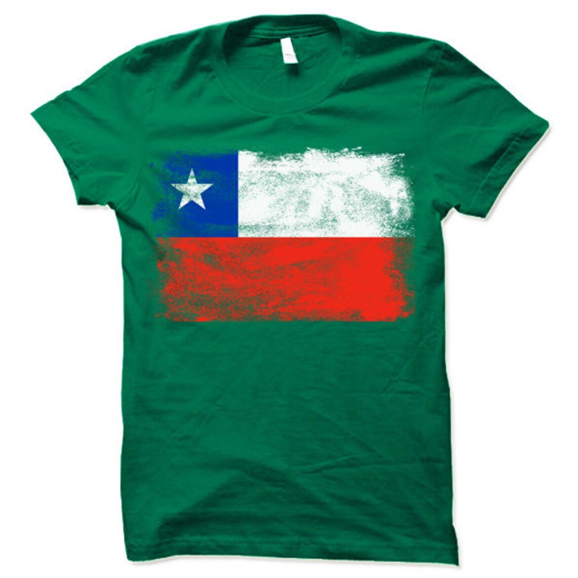 Chile Retro Flag Shirt Chilean Flag Tshirt Gift Etsy