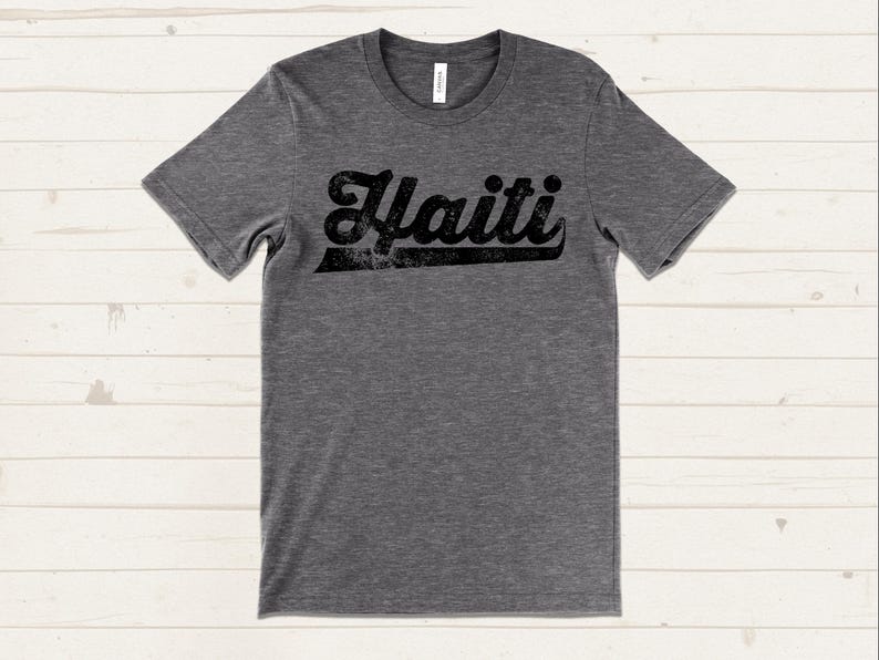 Vintage-style Haiti shirt for proud Haitians and Caribbean heritage lovers