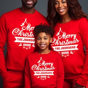 Custom Ugly Christmas Sweatshirt, Xmas Sweaters, Family Outfits, Customized Sweatshirt, Personalized Sweatshirts, Christmas Sweatshirt Gifts