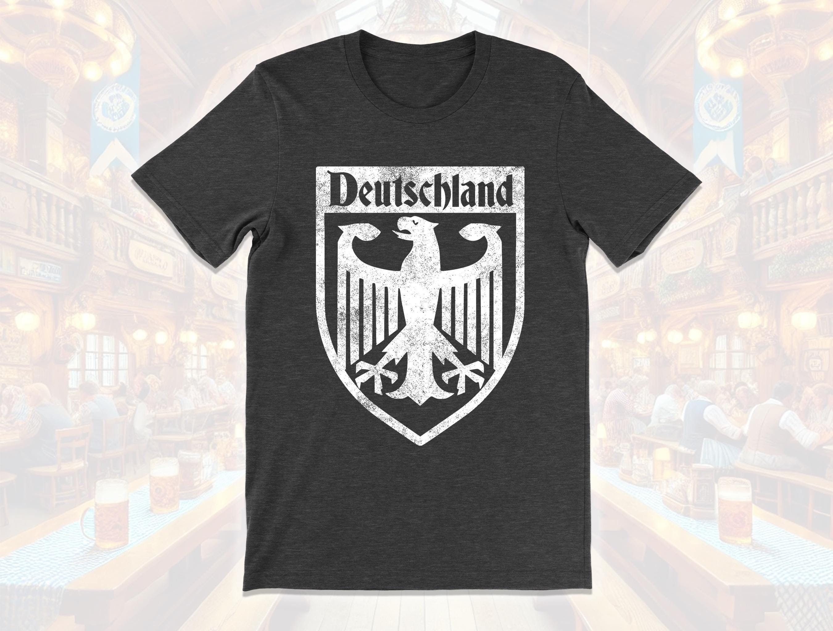 T-shirt da uomo Deutschland German Eagle Bundeswehr Patriot - Italia