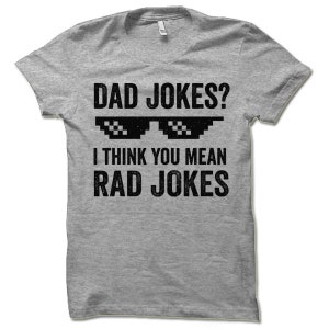 Dad Jokes Shirt Rad Jokes T Shirt Funny Gift for Dads Father's Day Gift Ideas Shirt for Father image 2