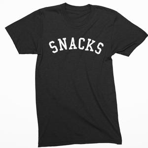 Snacks T Shirt, Casual Funny T-Shirt, Food Lover Shirt, Casual Graphic Tee, Comfortable Snack T-Shirt, Snack Lover Gift, T-Shirt for Foodies image 6