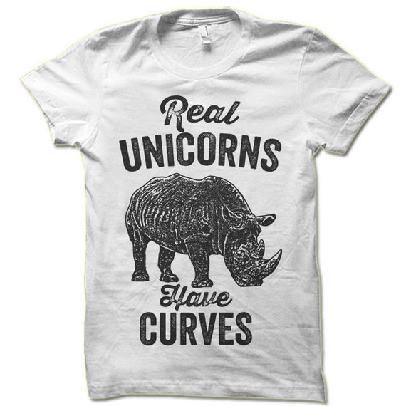 Real Unicorns Have Curves T-Shirt Funny Rhino Gym Shirt T-Shirt Real Unicorns Have Curves T-Shirt Funny Rhino Gym Shirt T-Shirt