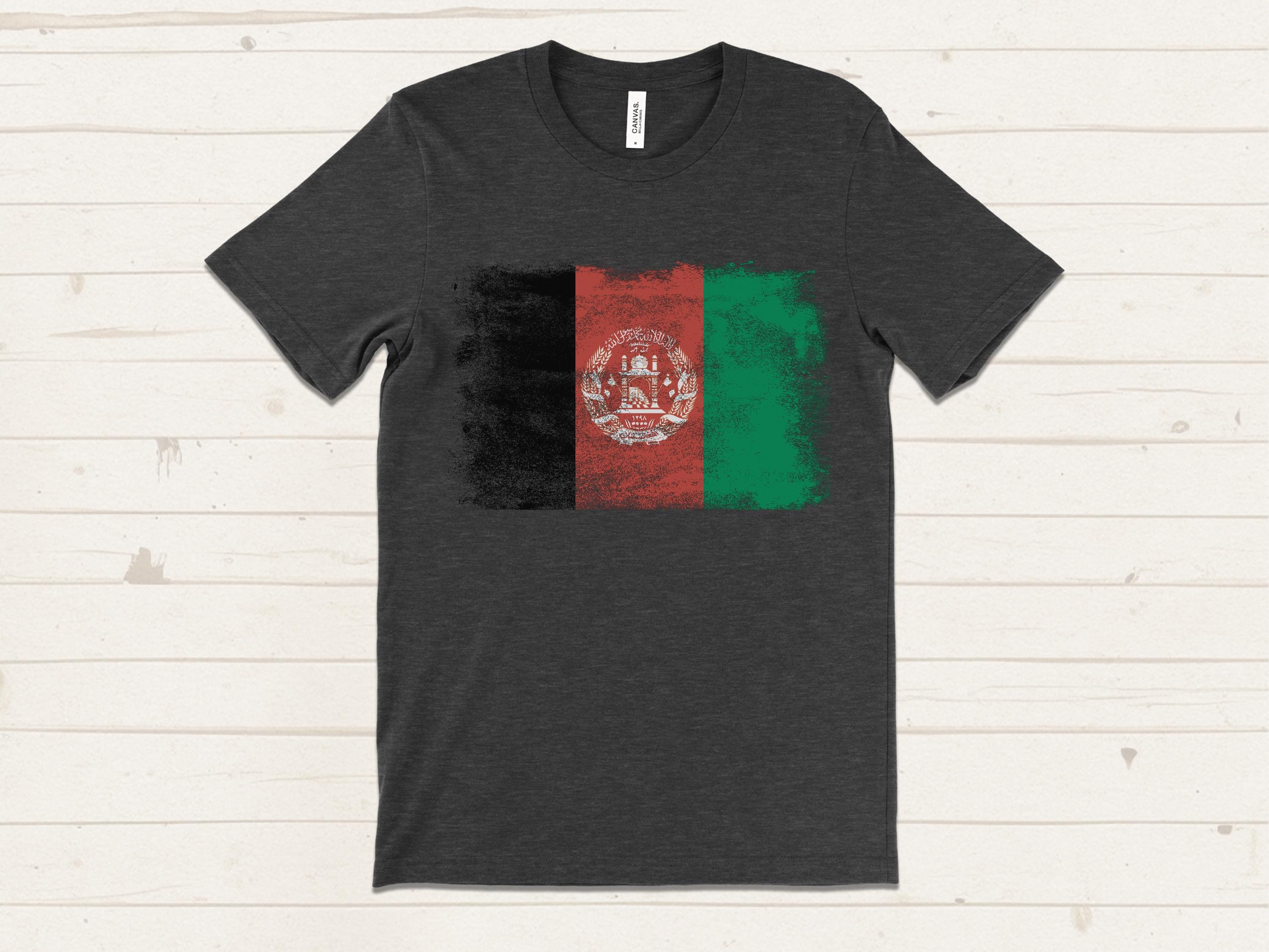 Afghanistan Flag Shirt, Afghan Flag T-shirt, Afghan Pride Gift