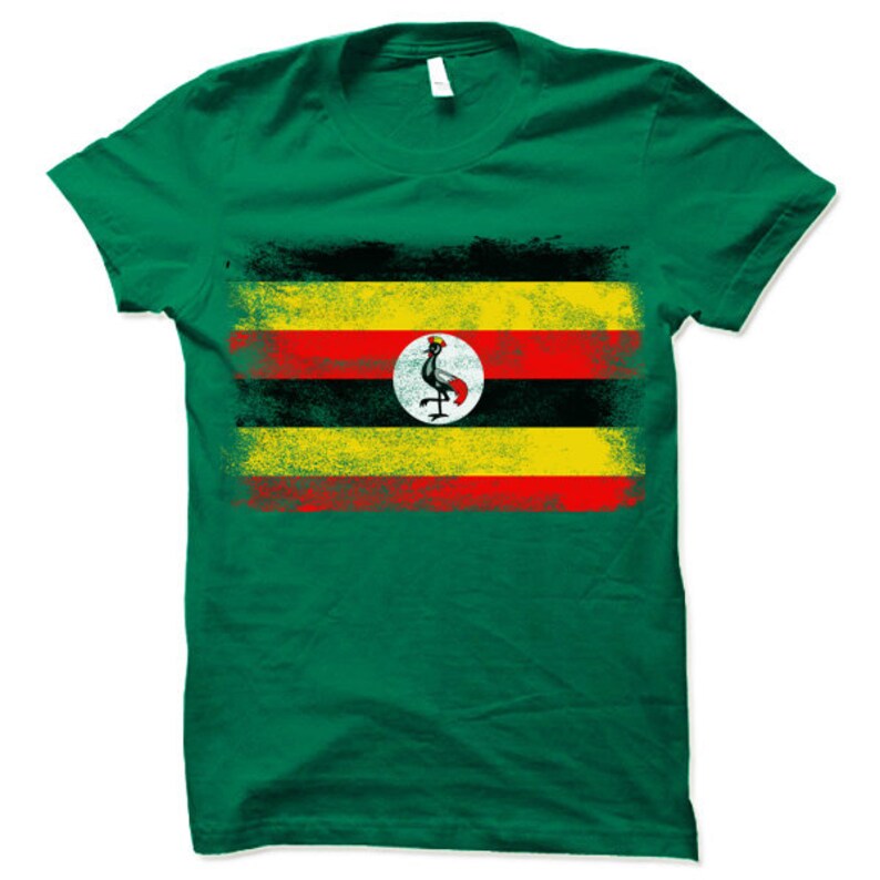 Uganda Flag Shirt Uganda Flag Tshirt Gift Etsy