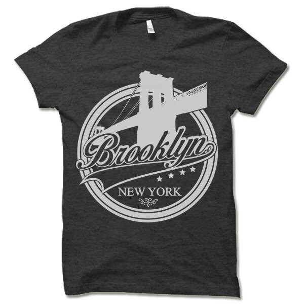 Brooklyn New York T shirt. Brooklyn Bridge Tee Shirt. Etsy Canada