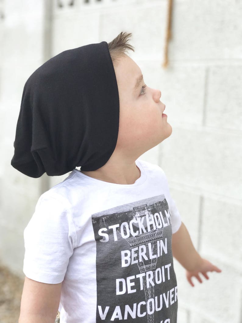 Black Beanie/ Baby Boy Slouchy Beanie/ Baby Boy Beanie/ Etsy