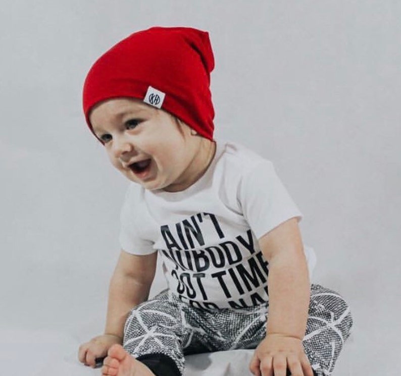 Baby red beanie/ baby slouchy beanie/ hipster hat/ hipster baby clothes/ kids valentines/ baby boy/ toddler clothes/ boy slouchy beanie/ image 9