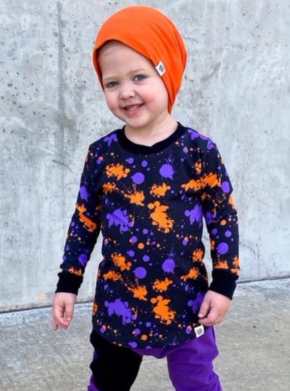 Winter Hipster Boy Clothes Purple Shirt/ Street Style Tee/ Boy Tee