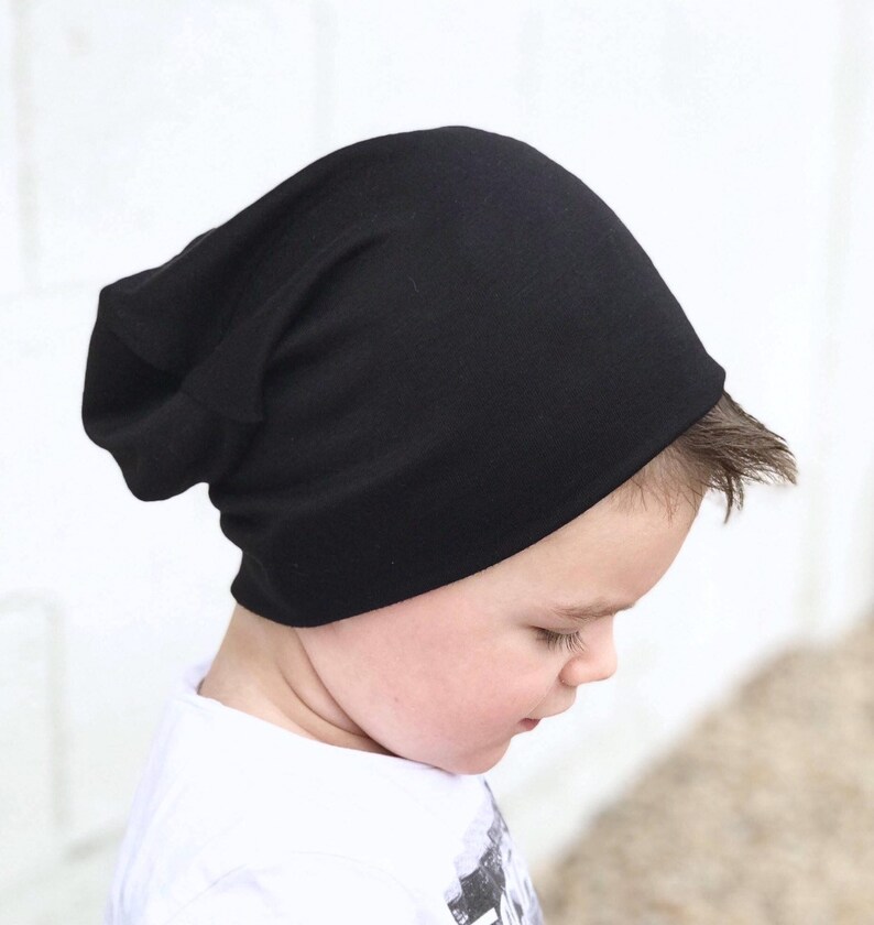 Black Beanie/ Baby Boy Slouchy Beanie/ Baby Boy Beanie/ Etsy