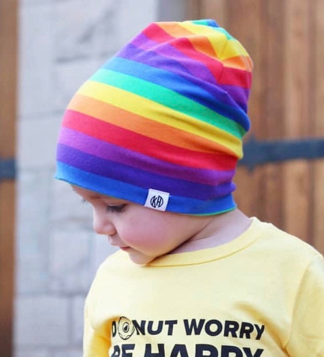 Rainbow Hat/ Baby Boy Clothes/ Girl Hat/ Rainbow Baby/ Slouchy Etsy