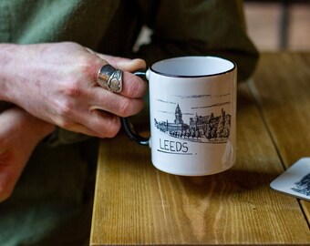 Leeds Skyline Drinks Mug