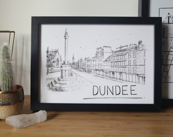 Dundee Skyline Wallart Print