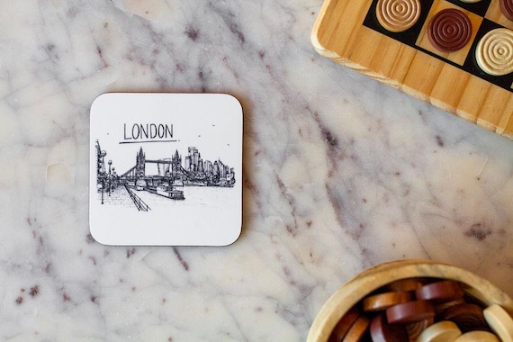 London Skyline Drinks Coaster