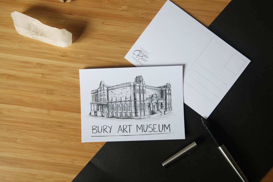 Bury Art Museum Postcard Etsy