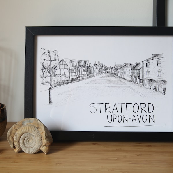 Stratford upon Avon Wallart Print