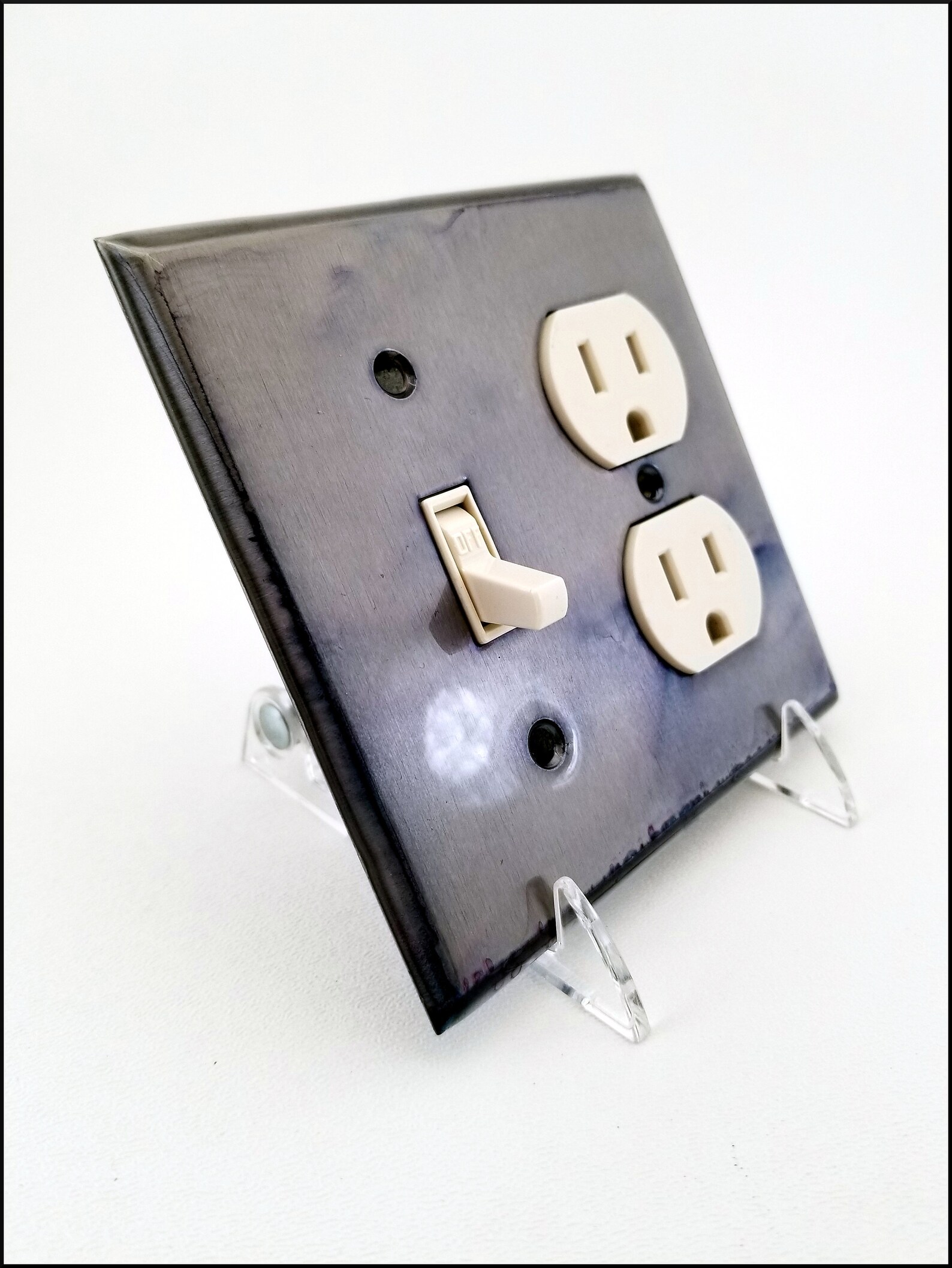 Double Light Switch Outlet Plate Cover Housewarming Gift for Etsy