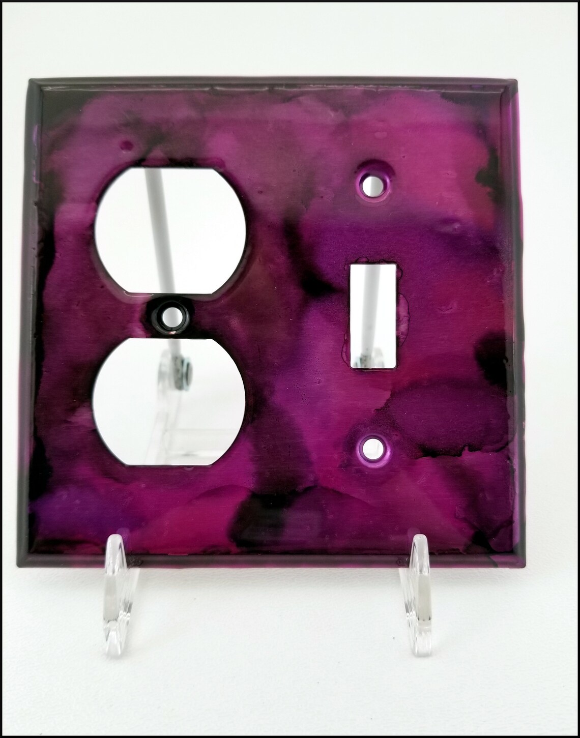 Double Light Switch Outlet Plate Cover Housewarming Gift for Etsy