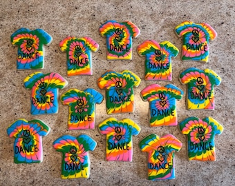 Local pick up only                                          Tie dye shirt cookies