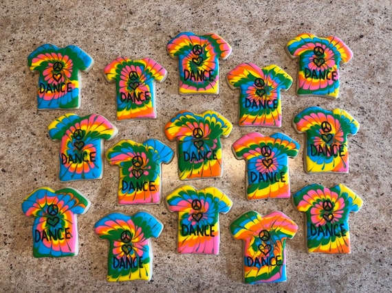 tie dye cookies shirt