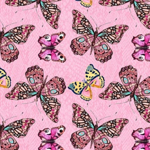 Seamless pattern butterflies digital print  INSTANT DOWNLOAD  pink seamless butterflies print Digital Scrapbook